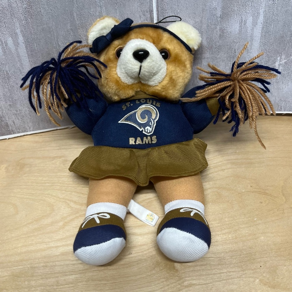 Good Stuff NFL St. Louis Rams Football Cheerleader Plush Teddy Bear 11"